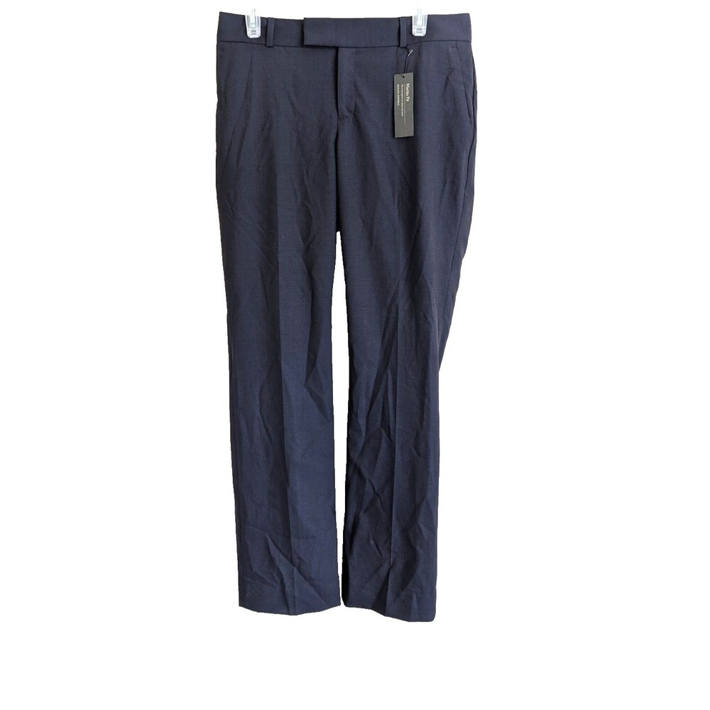 Banana Republic Women's Martin Fit Trouser Pant Straight Leg Wool Lined Size 6